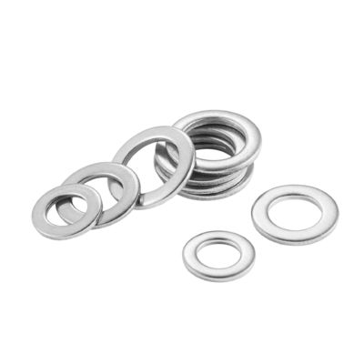 SS304 SS201 SS316 Stainless Steel Flat Washers DIN125 Washers Widened M1.6-M42 Thickened Washers